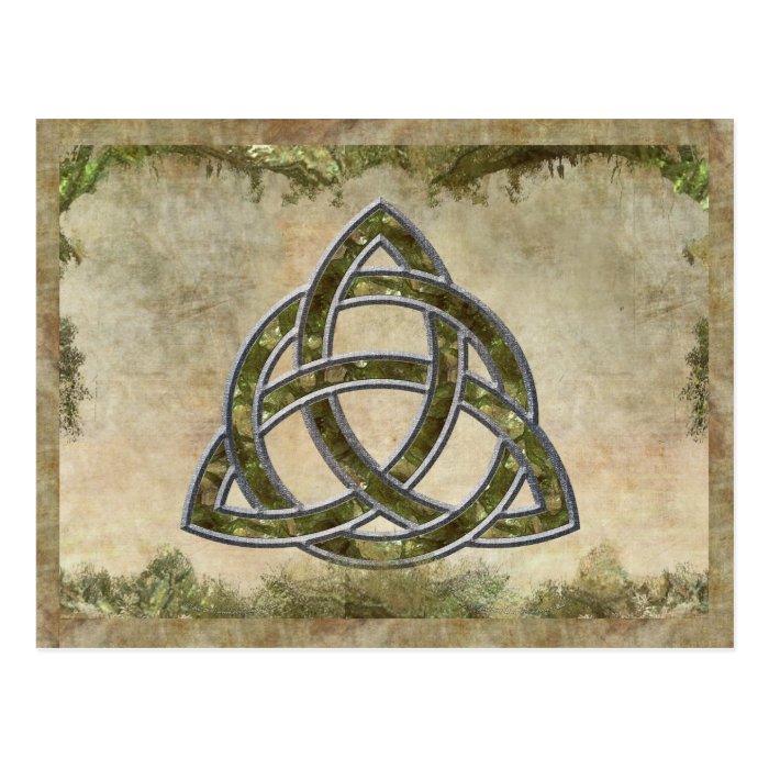 Triquetra Natural Postcard