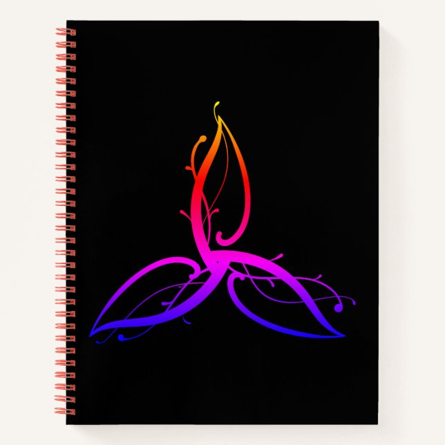 Triquetra Odin Norse Wicca Symbol Sticker Notebook (Front)