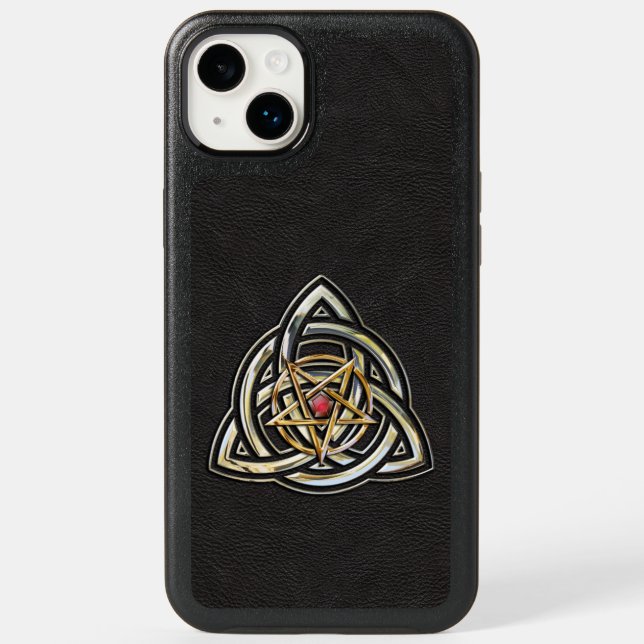 Triquetra Pentacle Otterbox iPhone Case (Back)