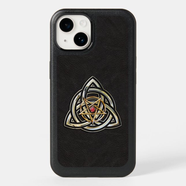 Triquetra Pentacle Triple Destiny Otterbox iPhone Case (Back)