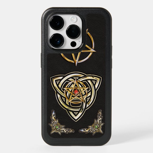 Triquetra Pentagram Otterbox iPhone Case (Back)