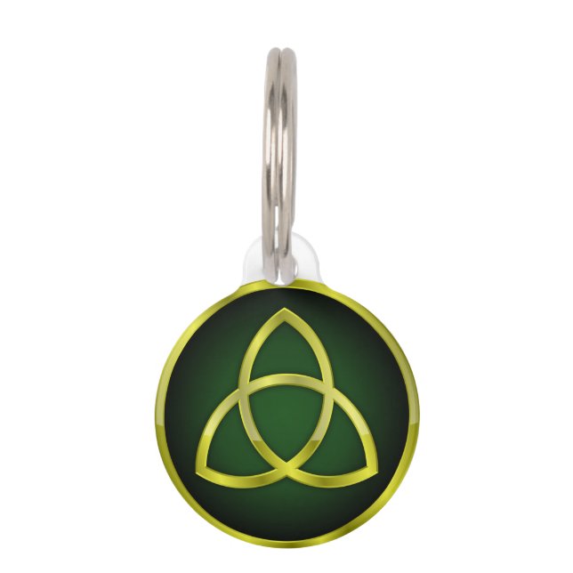 Triquetra Pet ID Tag (Back)