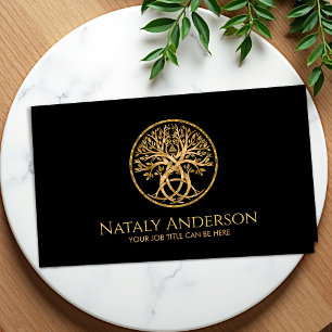 Triquetra Tree of life Business Card