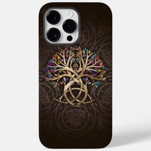 Triquetra Tree of life Colorful leaves Case_Mate iPhone 14 Pro Max Case