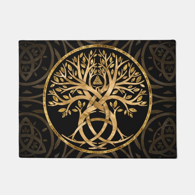 Triquetra Tree of life Doormat (Front)