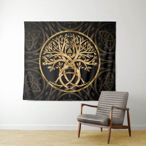 Triquetra Tree of life Tapestry