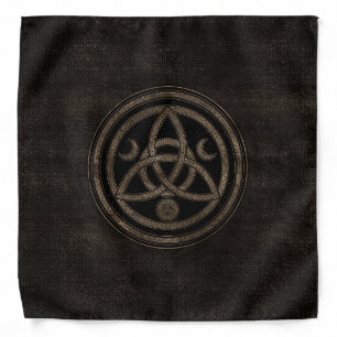 Triquetra Triple Moon Celtic Ornament Bandana
