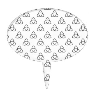 Triquetra Vesica Symbol Cake Topper