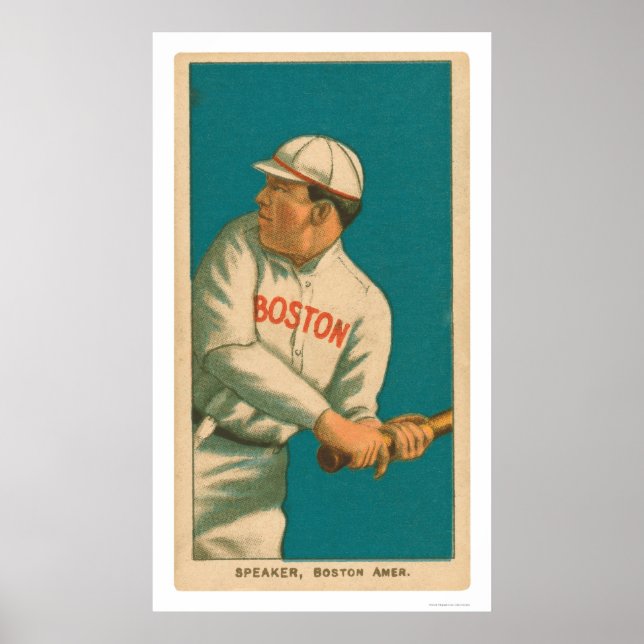 Tris Speaker Baseball 1911 Poster (Front)