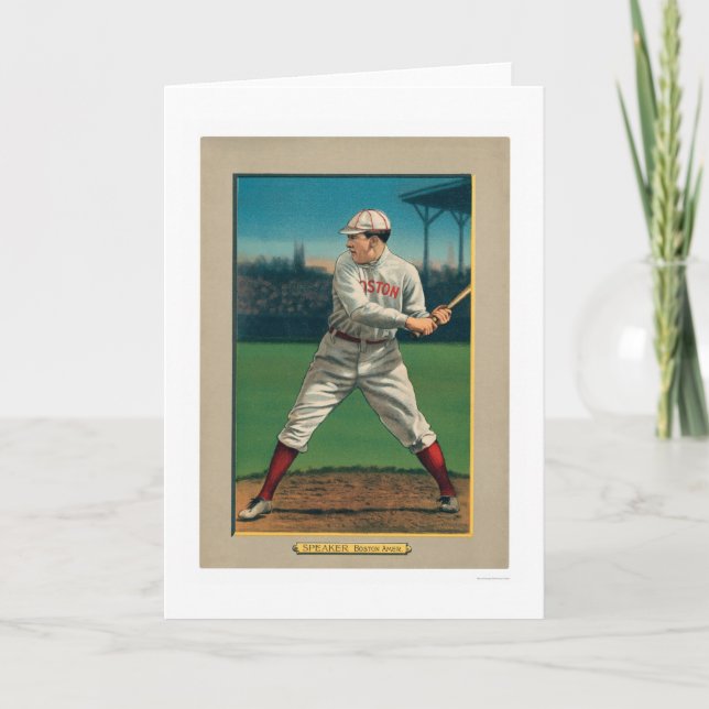 Tris Speaker Red Sox Great Baseball 1911 Card (Front)