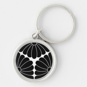 Trisected chrysanthemums keychain