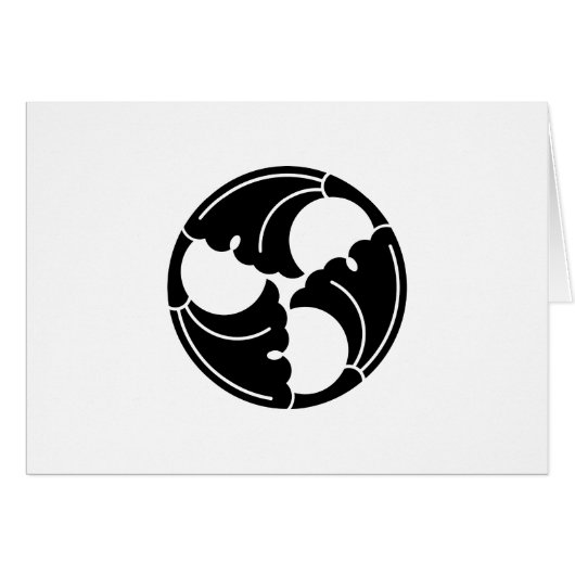 Trisected ginkgo leaves (Front Horizontal)