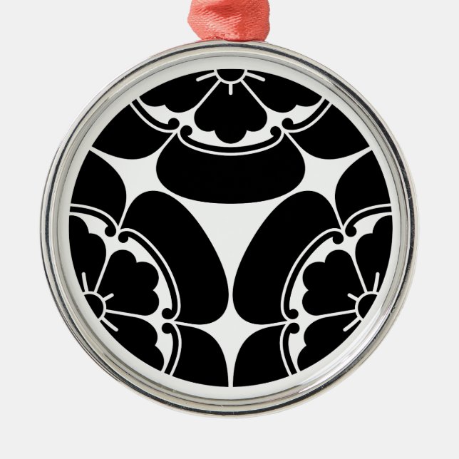 Trisected mokkos metal ornament (Front)