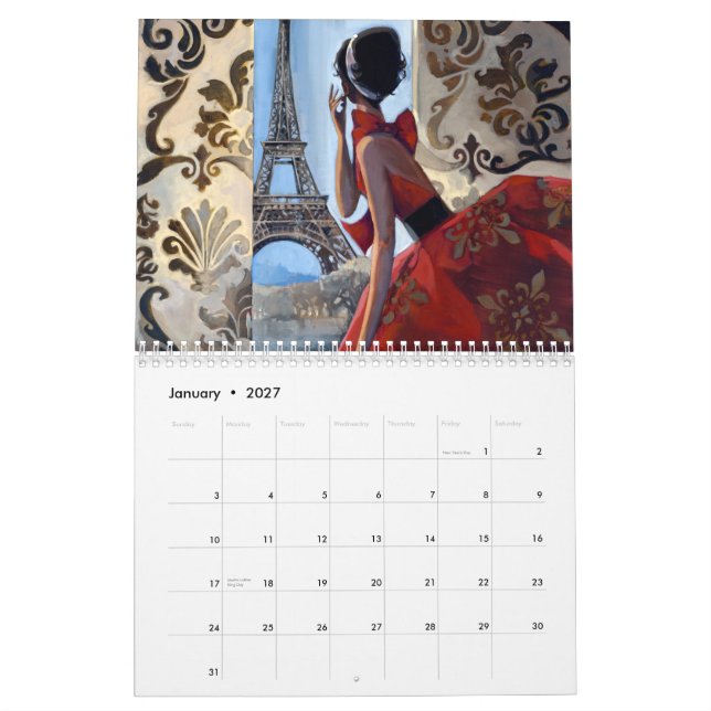 Trish Biddle Glamorous Fabulous 2012 Calendar (Jan 2027)