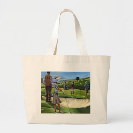 Trish Biddle - Ladies Golf Large Tote Bag