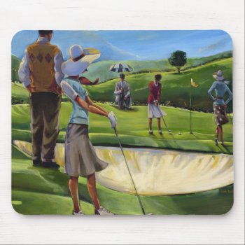 Trish Biddle - Ladies Golf Mouse Pad by trishbiddle at Zazzle