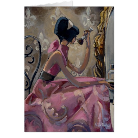 Trish Biddle Powder Pink Vanity Cards (Front)