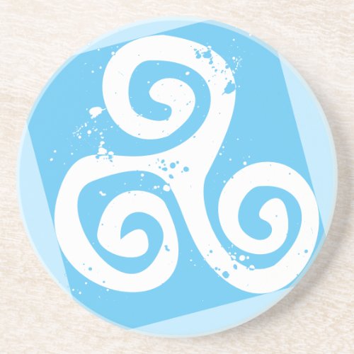 Triskel Celtic Irish Breton Symbol of Life Coaster