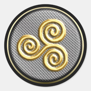 Triskele Classic Round Sticker