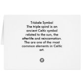 Triskele-gold Cards (Back Horizontal)