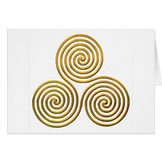 Triskele-gold Cards (Front Horizontal)