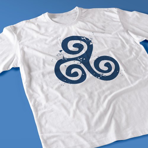 Triskele Irish or Breton Celtic Symbol T_Shirt