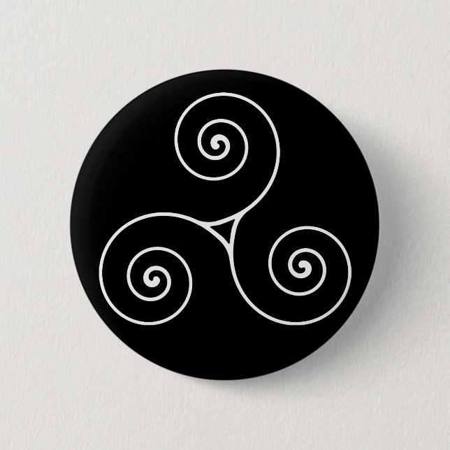 Triskele Pinback Button (Front)