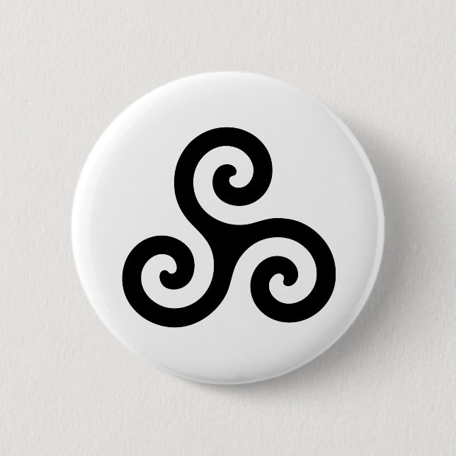 Triskele Symbol Button (Front)