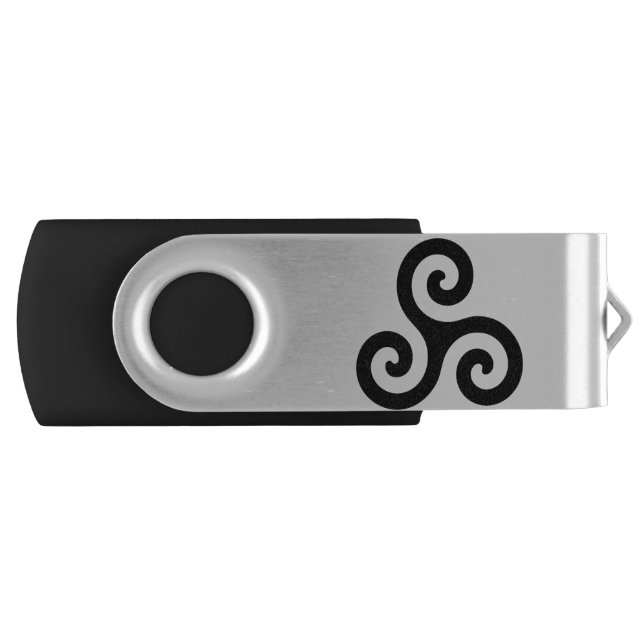 Triskele Symbol Flash Drive (Front)