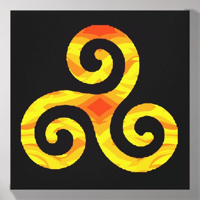 TRISKELION 1 CANVAS PHOTO TILE  (Front Set)
