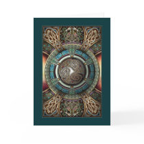Triskelion Mandala Greeting Card