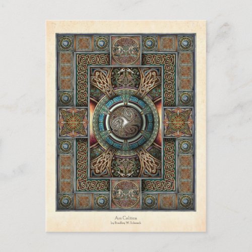 Triskelion Mandala II Postcard