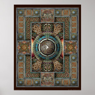 Triskelion Mandala II Poster (22x28")