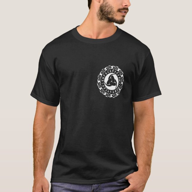 Triskelion Of Odin - Viking Rune Symbol_1 T-Shirt (Front)