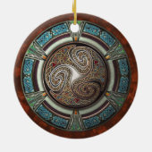 Triskelion  Pendant/Ornament Ceramic Ornament (Back)