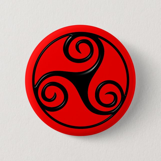 Triskelion Pinback Button (Front)