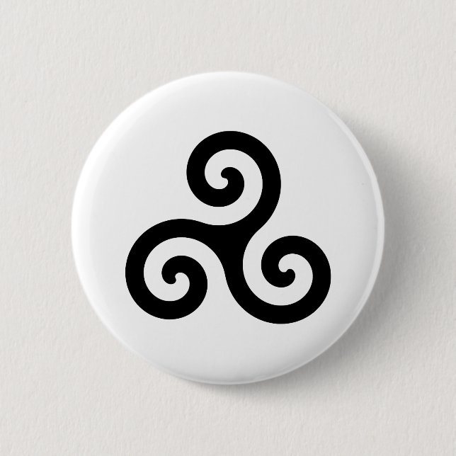 Triskelion Pinback Button (Front)