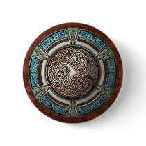 Triskelion Round Button