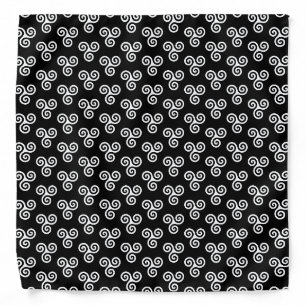 TRISKELION TRIPLE CELTIC SPIRAL BANDANA