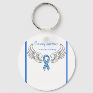 Trisomy 18 Customizable In Loving Memory Keychain
