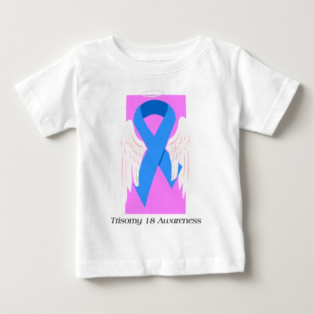 Trisomy 18 Girl Angel Baby T-Shirt (Front)