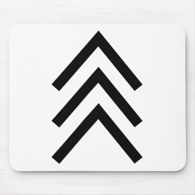 Trisomy 21 Down Syndrome Three Chromosome Arrows 1 Mouse Pad (Front)