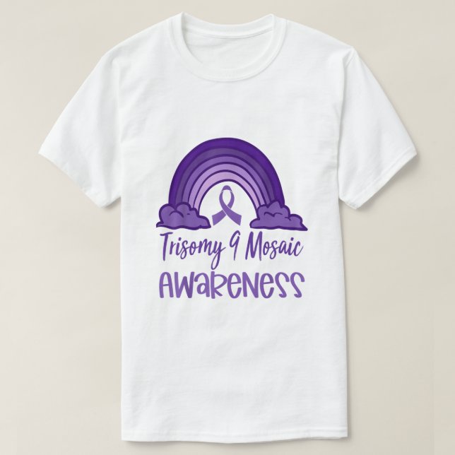 trisomy 9 mosaic awareness T-Shirt (Design Front)