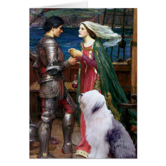 Tristam and Isolde-Old English Sheepdog 1 Cards