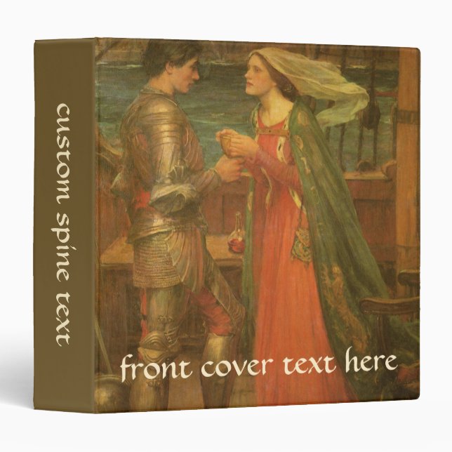 Tristan and Isolde by John William Waterhouse Binder (Front/Spine)