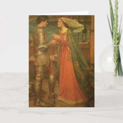 Tristan and Isolde by John William Waterhouse Card