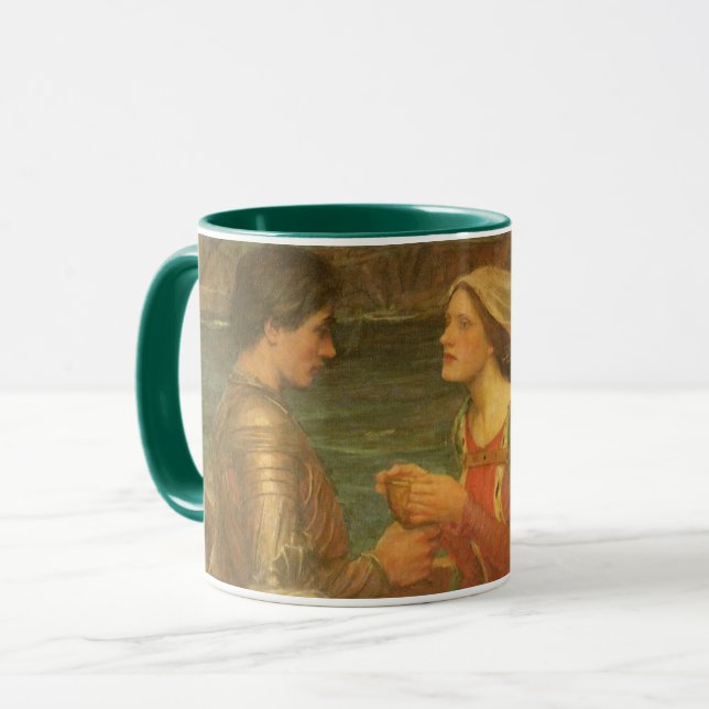 Tristan and Isolde by John William Waterhouse Mug (Front Left)