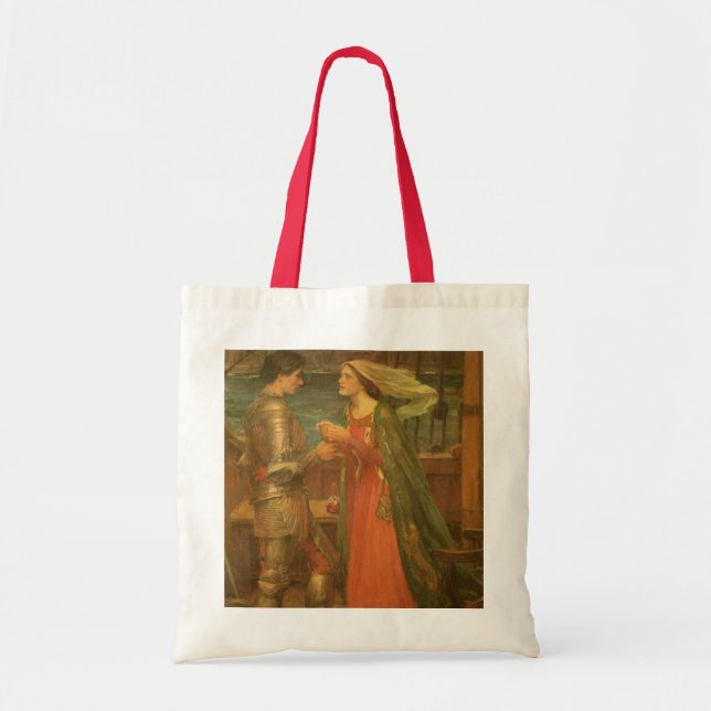 Tristan and Isolde by John William Waterhouse Tote Bag (Front)
