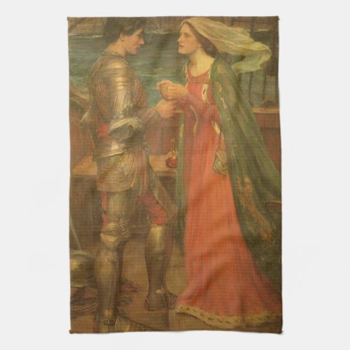 Tristan and Isolde by John William Waterhouse Towel