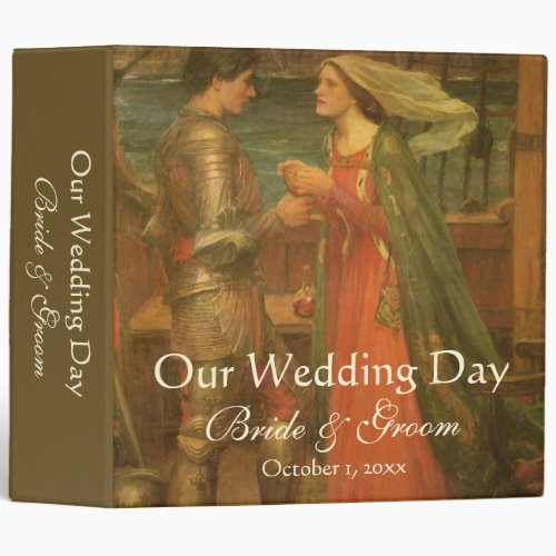 Tristan and Isolde by JW Waterhouse Wedding Binder